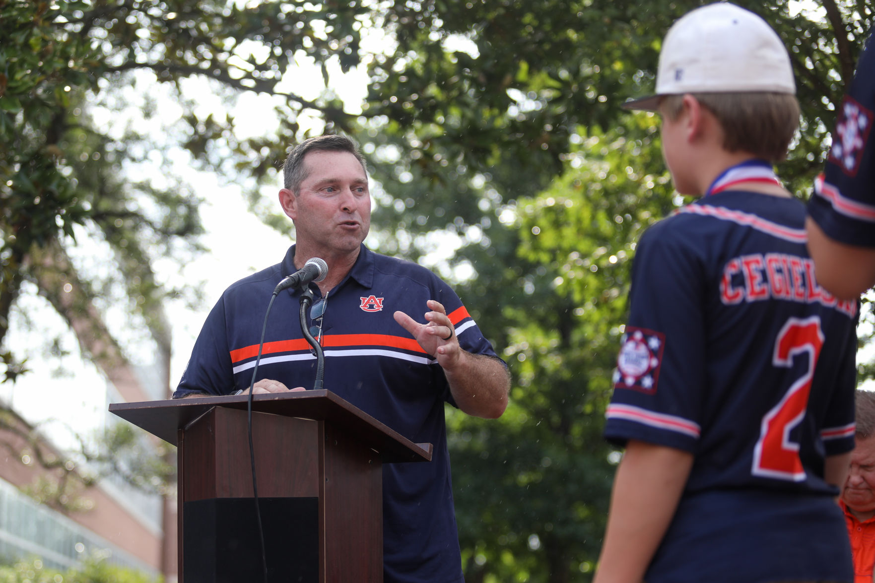 Auburn Orange Dixie Youth Baseball World Series champion celebration